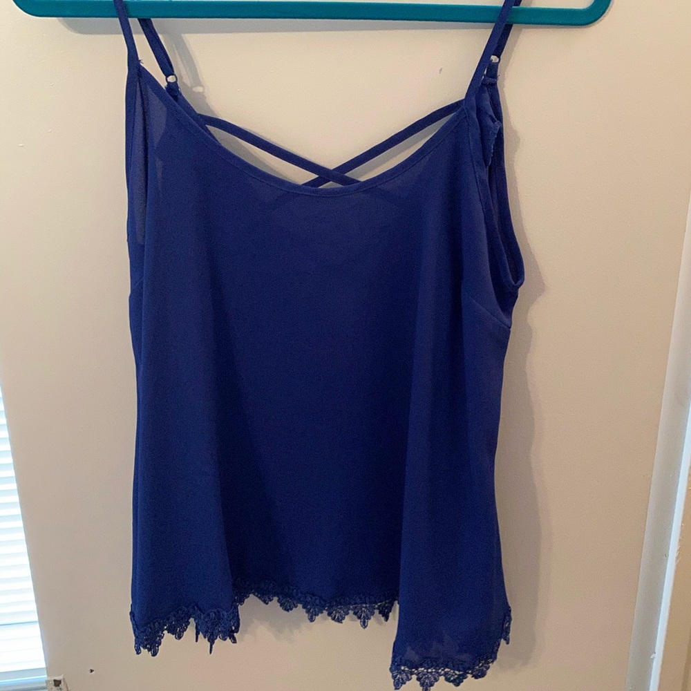 Blue tank